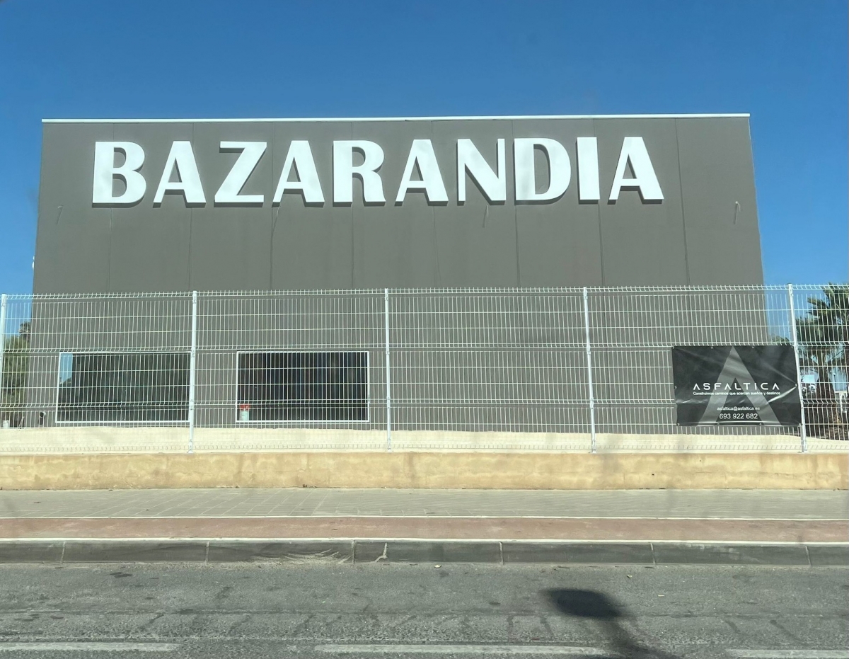 La próxima superficie comercial de Alicante: 'Bazarandia' da el salto de Elche a Playa de San Juan