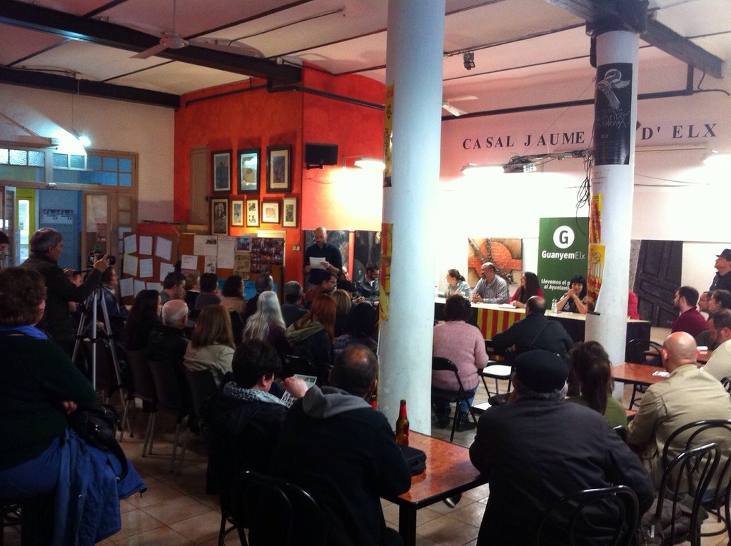 Asamblea de Guanyem Elx en 2015 -