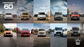 Los 60 años de historia de Ford Transit en números