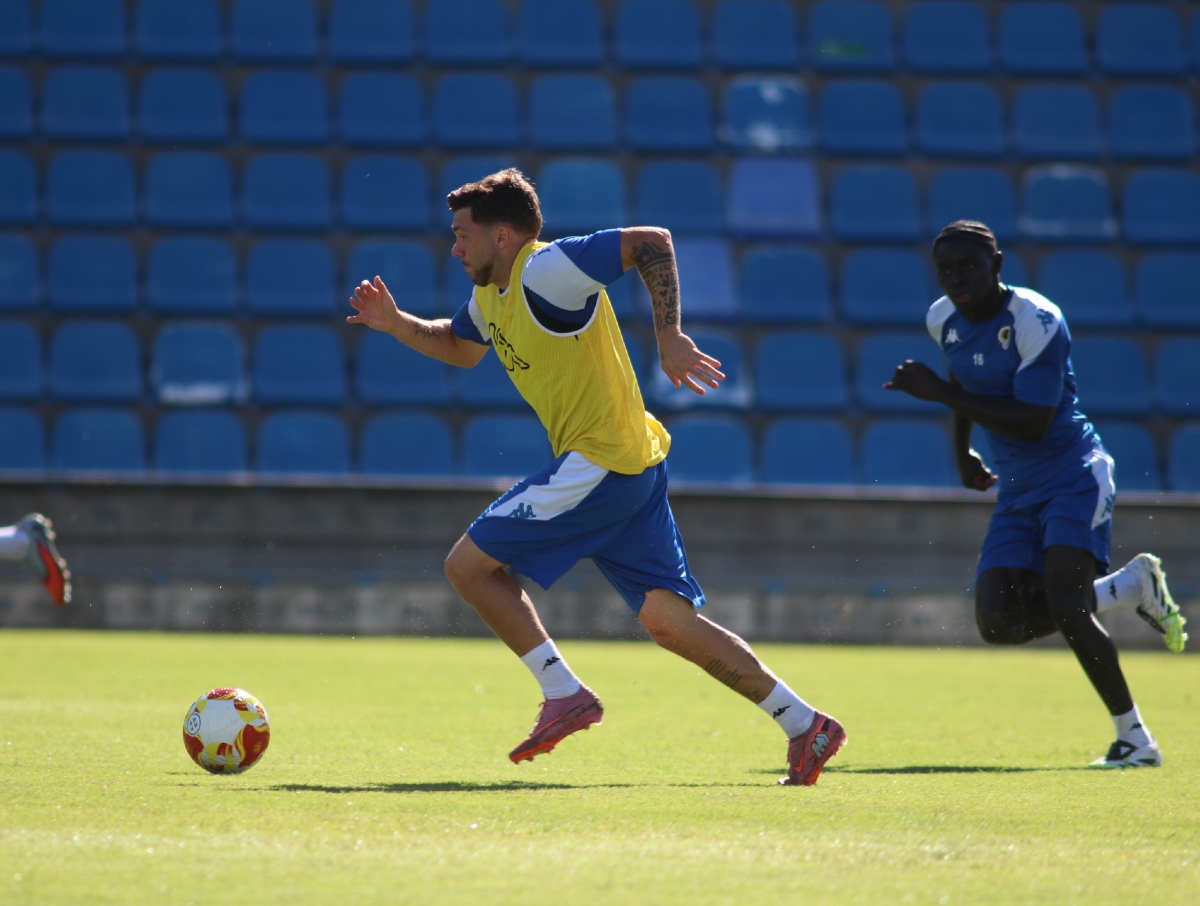 Entrenamiento del Hércules. - Foto: PLAZA