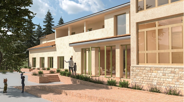 Exterior del inmueble, en una imagen infográfica que forma parte del proyecto.