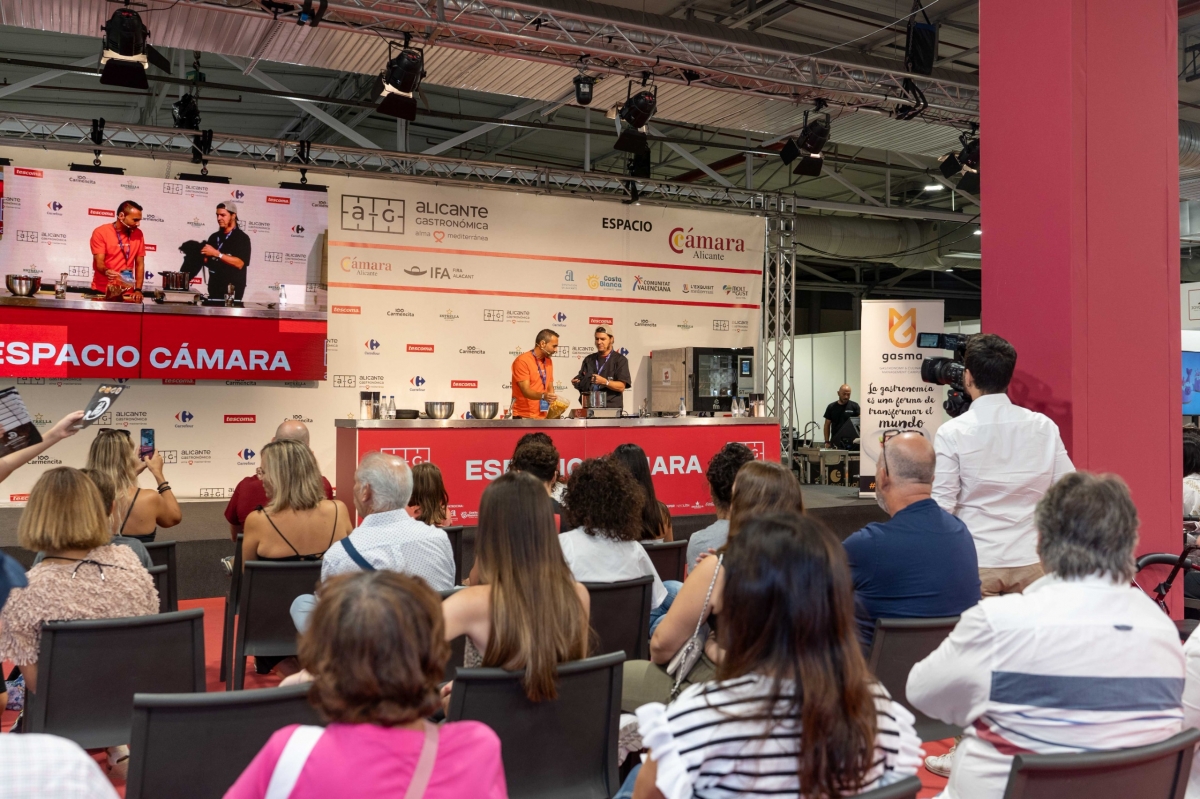 Uno de los talleres organizados en Alicante Gastronómica, en imagen de archivo. - 