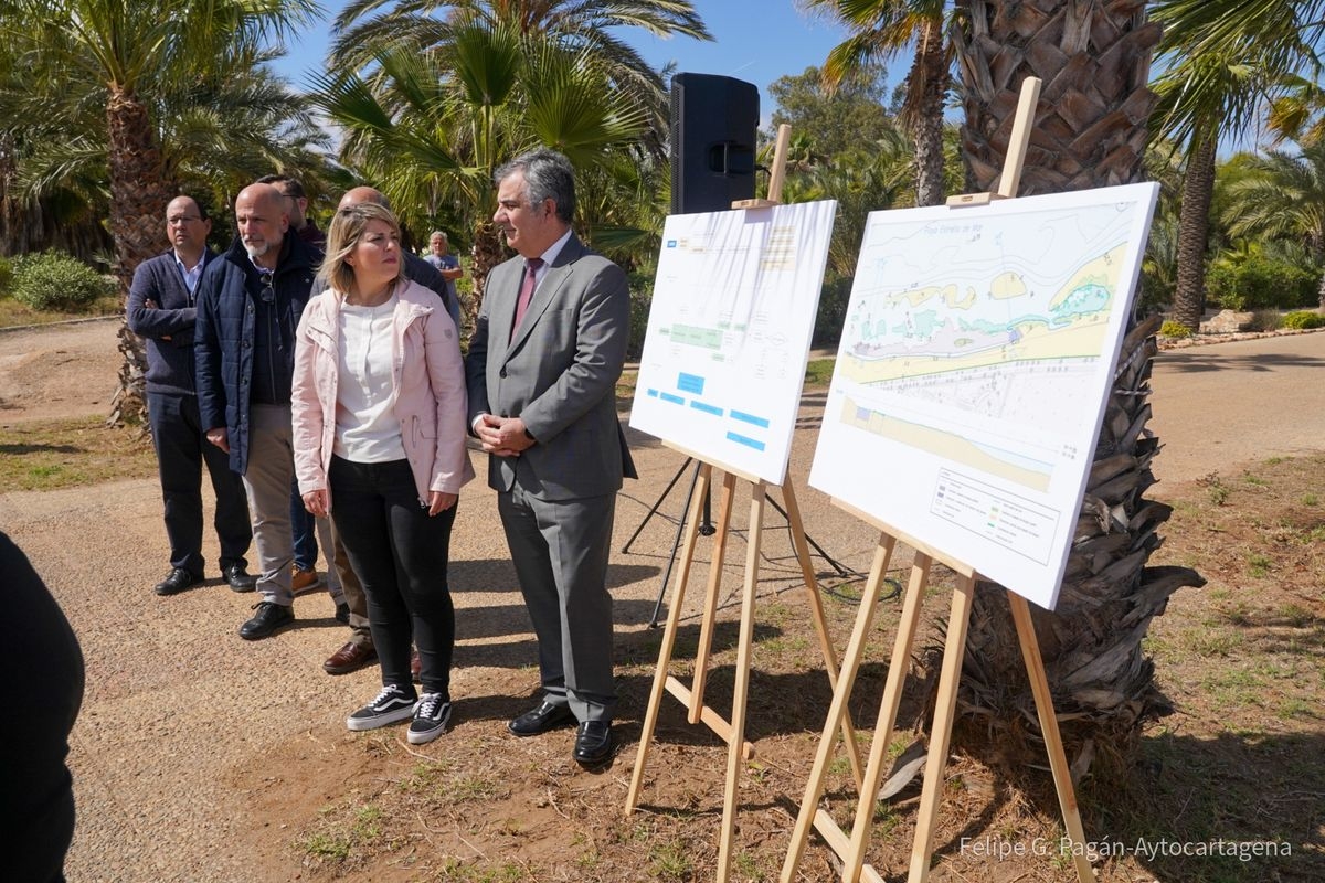 Imagen del inicio de las pruebas en la playa Estrella de Mar. - Foto: Ayuntamiento de Cartagena