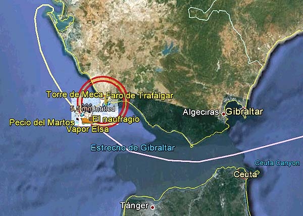 Un murciano adoptivo en el naufragio del Martos