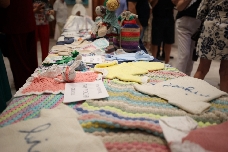 Burriana abre una exposición con los trabajos realizados de los alumnos de Bolilleres i Mig Punt