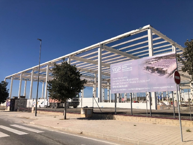 Así avanza el parque empresarial de VGP en Alicante, que ya negocia con inquilinos
