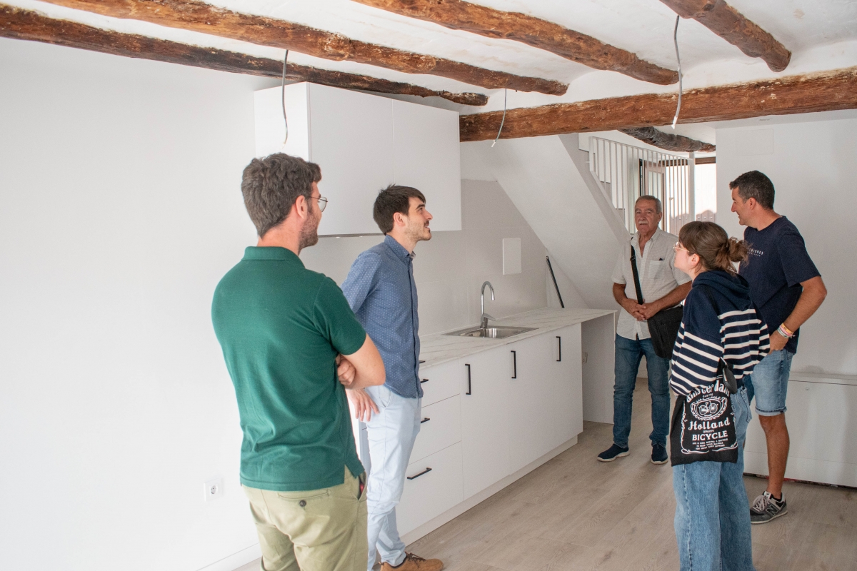 Morella finalitza la reforma de dues vivendes per a lloguer social al carrer el Sol per 124.600 euros