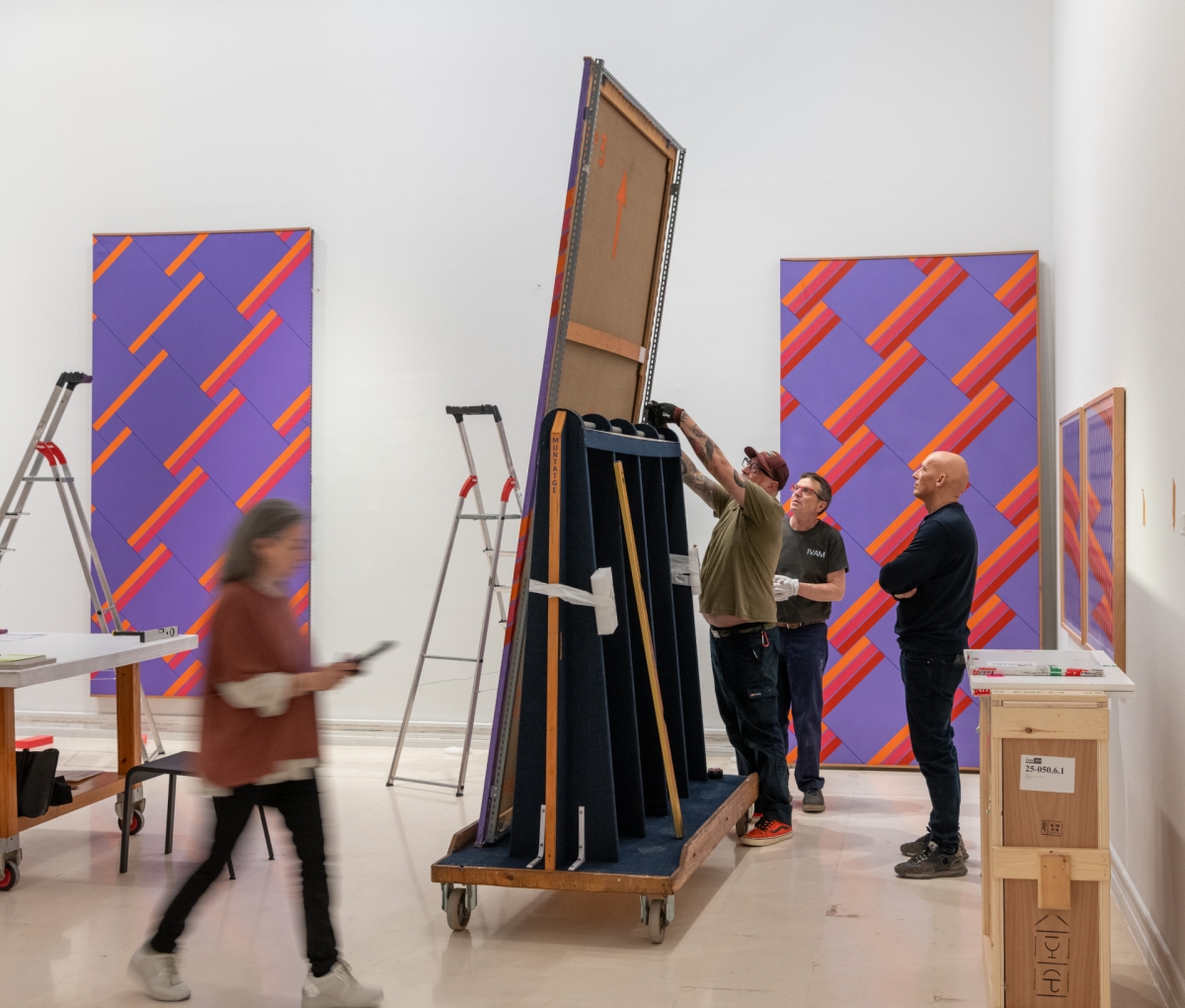 Espacio de encuentro con los comisarios de las exposiciones del IVAM.