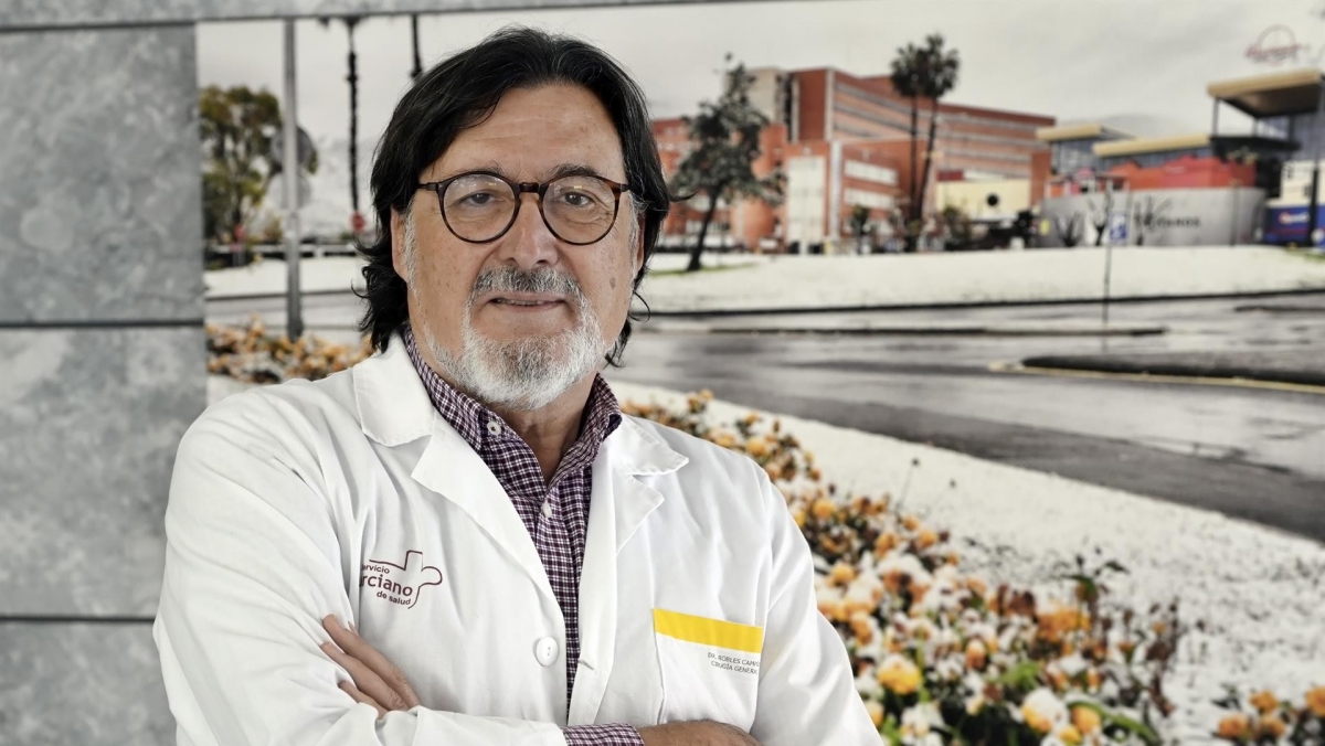 El cirujano murciano Ricardo Robles, Premio a la Trayectoria Profesional en la modalidad de Hospitales