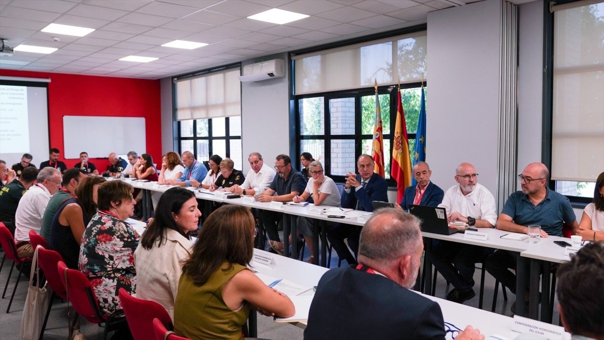 El conseller de Emergencias e Interior, Juan Carlos Valderrama, en la presentación de la Campaña de Inundaciones. - Foto: GVA