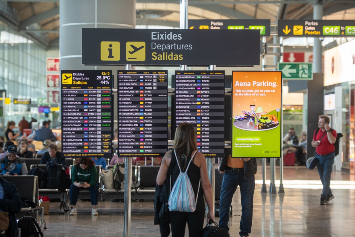 El tráfico aéreo en Europa alcanza una de las alzas más débiles para el mes de julio, con un +3,1%