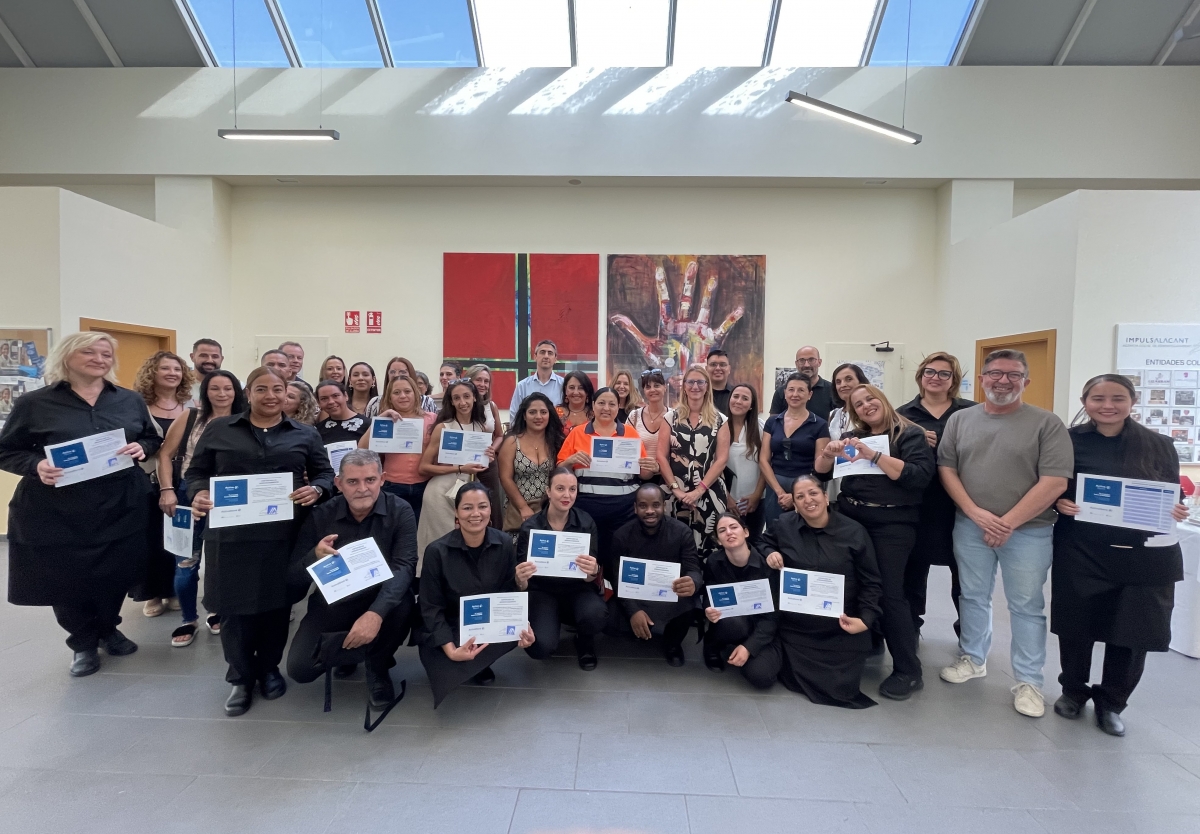 Impulsalicante forma a 25 personas y logra 11 inserciones laborales en el programa Activa Nord