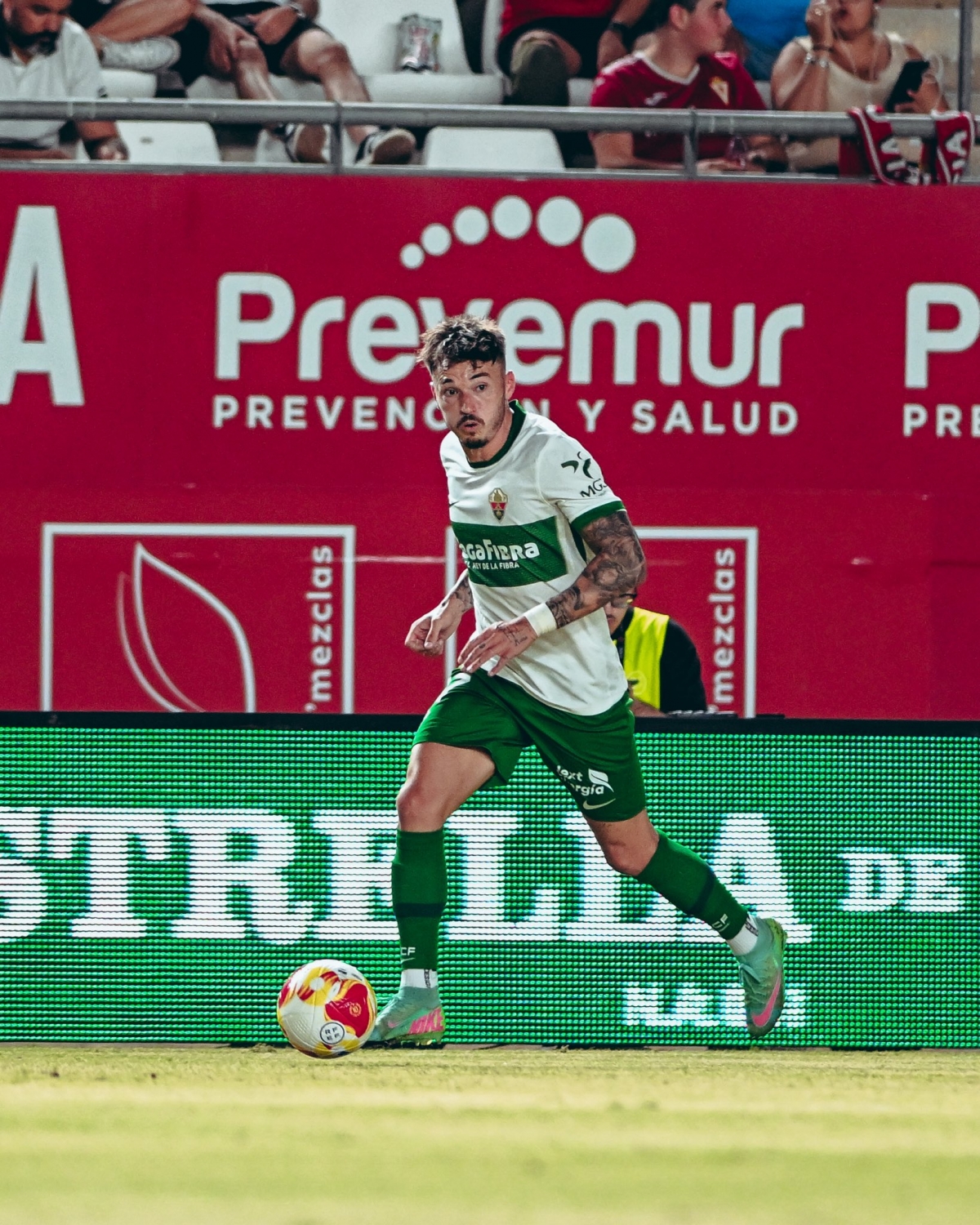 Josan Ferrández, en el amistoso frente al Real Murcia - Foto: PLAZA