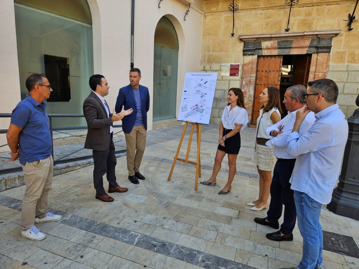 El Ayuntamiento de Caravaca cuelga el cartel de 'en obras' hasta junio: Azuche88 ejecuta la reforma del edificio histórico por 1.800.000 euros