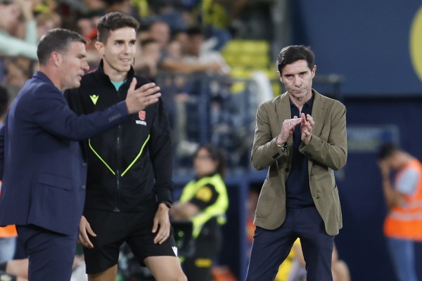 Marcelino, muy contento: 