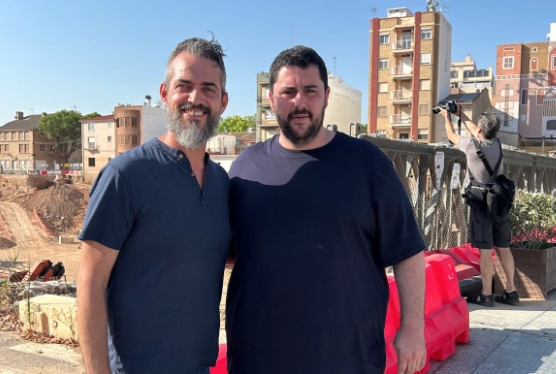 Jesús Morales, de Avanza Picanya, y David García, presidente de la Unión Municipalista