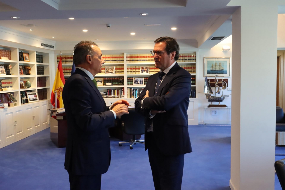 Salvador Navarro y Antonio Garamendi