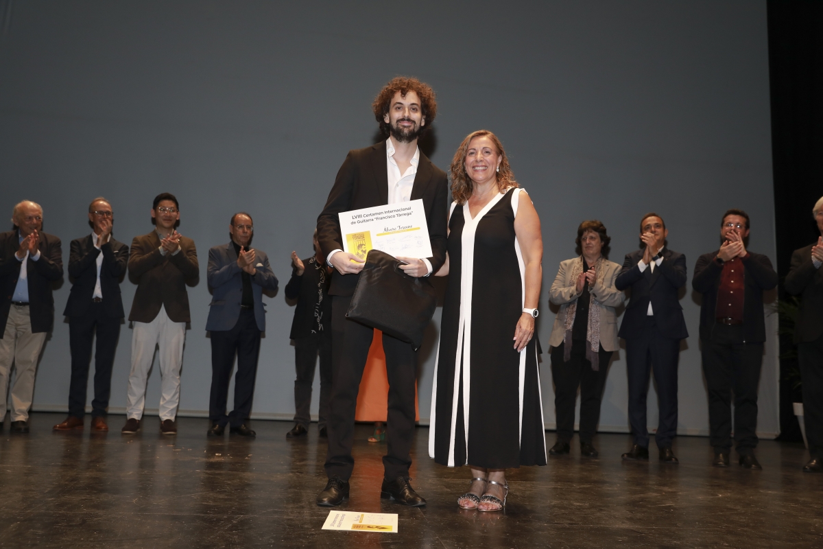 Álvaro Toscano, ganador del LVIII Certamen Internacional de Guitarra 