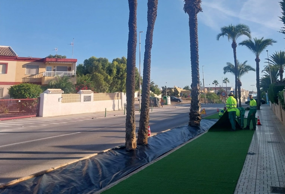 La asociación PROCABO se muestra contraria a instalar césped artificial en Cabo de Palos y propone alternativas