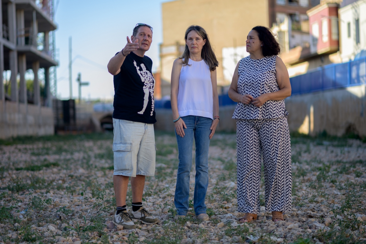 Los representantes de las tres principales asociaciones de víctimas de la Dana.