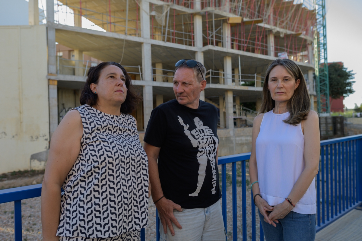 Los representantes de las tres principales asociaciones de víctimas de la Dana.