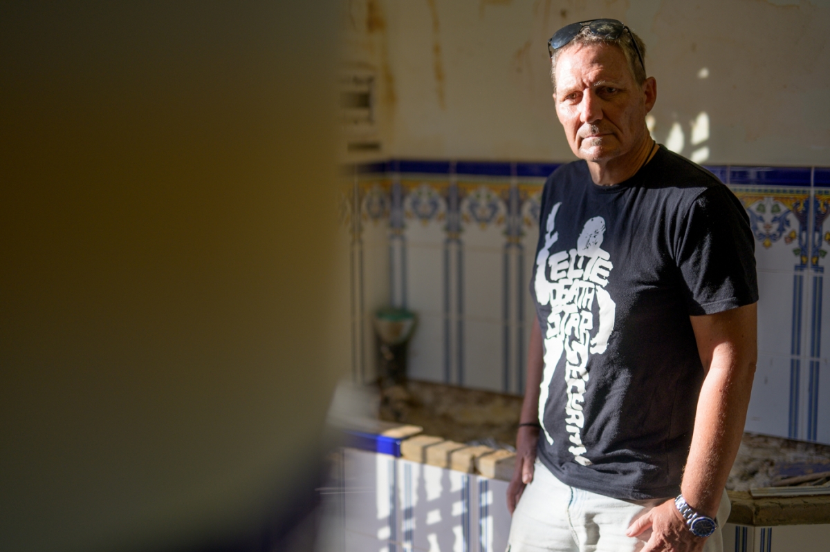 Christian Lesaec, portavoz de la Asociación de Damnificados de la Dana