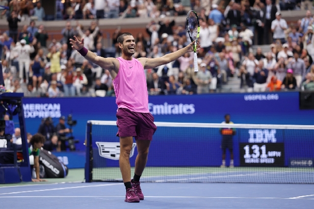 ¡Qué grande eres, Carlitos!: título del US Open y número 1 de Alcaraz, el rascacielos más alto de Nueva York