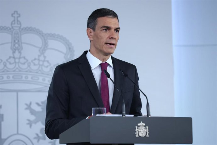Sánchez anuncia el embargo de armas por ley a Israel y la prohibición de entrada a quien participe en el 