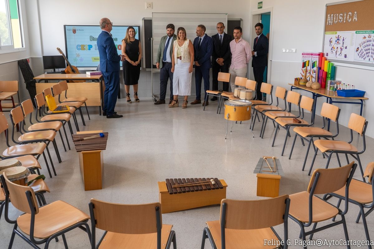 La Aljorra inaugura su nuevo colegio para más de 800 alumnos tras una inversión regional de 5,2 millones