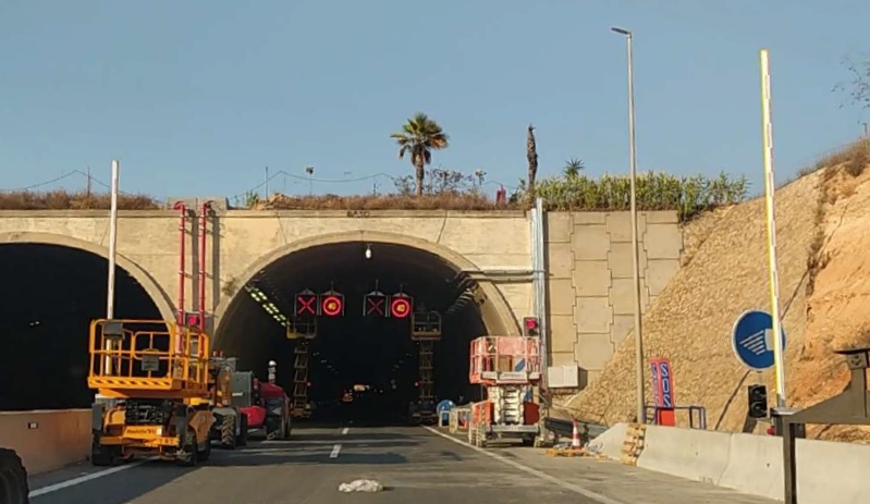Siguen las obras del túnel de Pilar de la Horadada: afectarán al tráfico hasta el 23 de septiembre