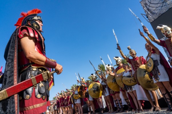 Drones, cámaras y 200 agentes: así será la seguridad en las fiestas de Carthagineses y Romanos