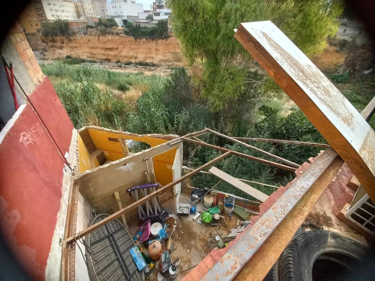 Una vivienda afectada por la Dana en Torrent.
