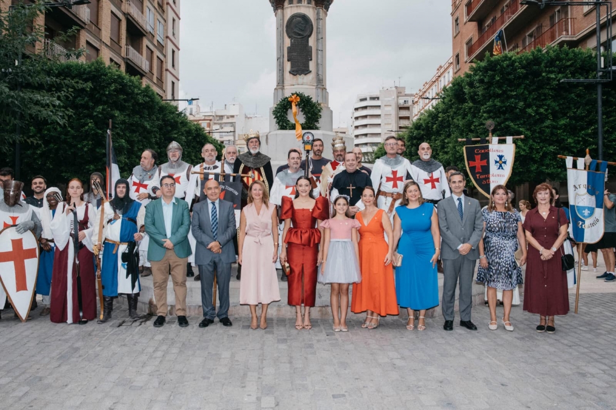 Castelló rinde tributo al rey Jaume I y sus orígenes en la fecha señalada de su 774 aniversario