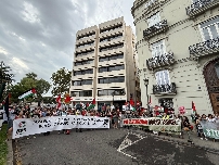 Una concentración reclama el corte "de todas" las relaciones con Israel: "Es la mayor amenaza para la paz mundial"