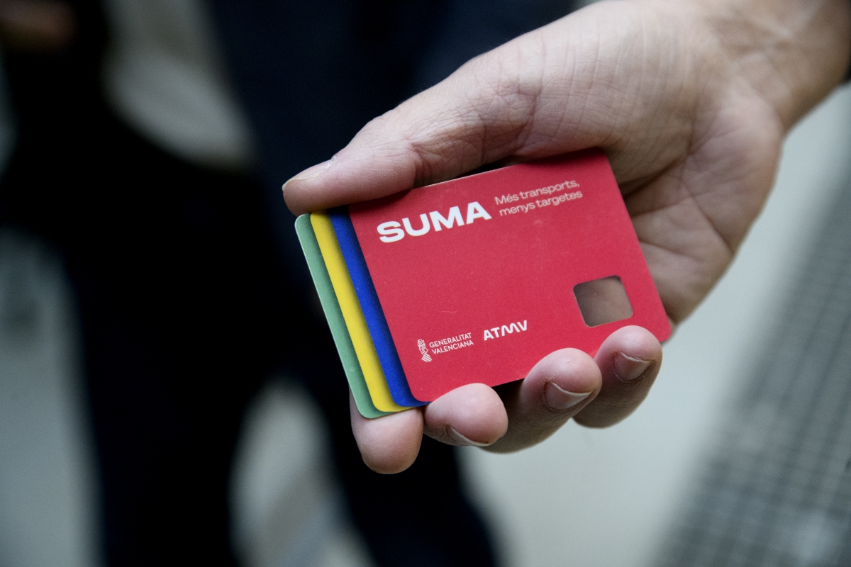 Tarjeta Suma en una imagen de archivo.