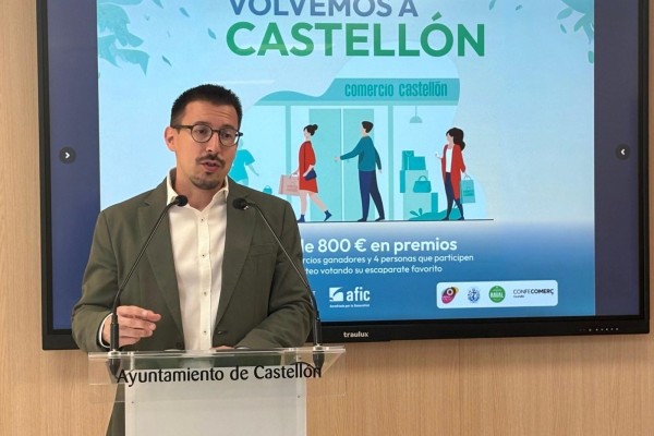 Castelló lanza un concurso de escaparates con 800 euros en premios con motivo del regreso a la ciudad
