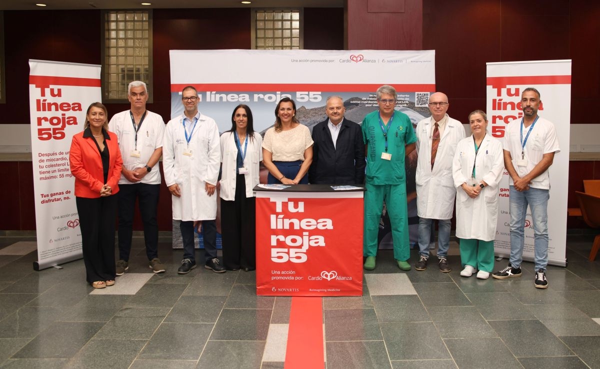 El Hospital Universitario La Candelaria presenta la campaña ‘Tu Línea Roja 55’ para concienciar sobre el colesterol