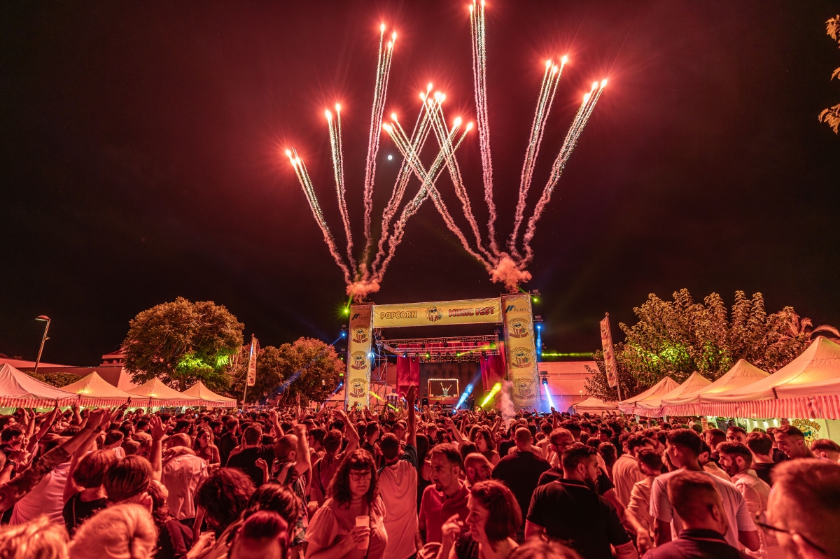 Los fuegos artificiales, una cosntante en el festival