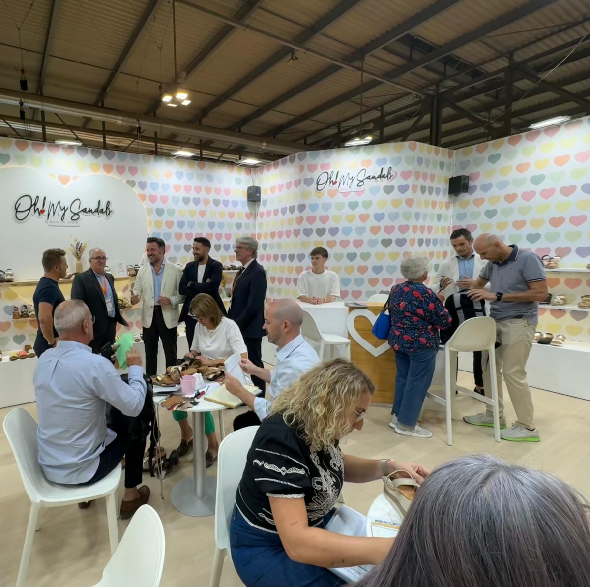 Feria de calzado Micam en 2025.