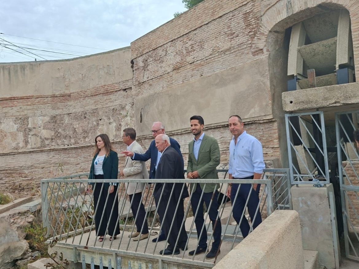 Arrancan las obras para preservar la Noria de La Ñora y su acueducto, símbolos del patrimonio hidráulico de la Huerta de Murcia