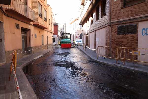Burriana finaliza las obras de pavimentación en la calle Sant Joan de la Creu, por valor de 229.000 €