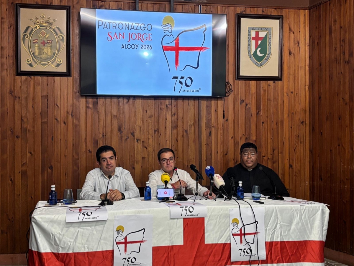El alcalde, el presidente de la Asociación y el vicario de San Jorge han presentado el Año Jubilar. - 