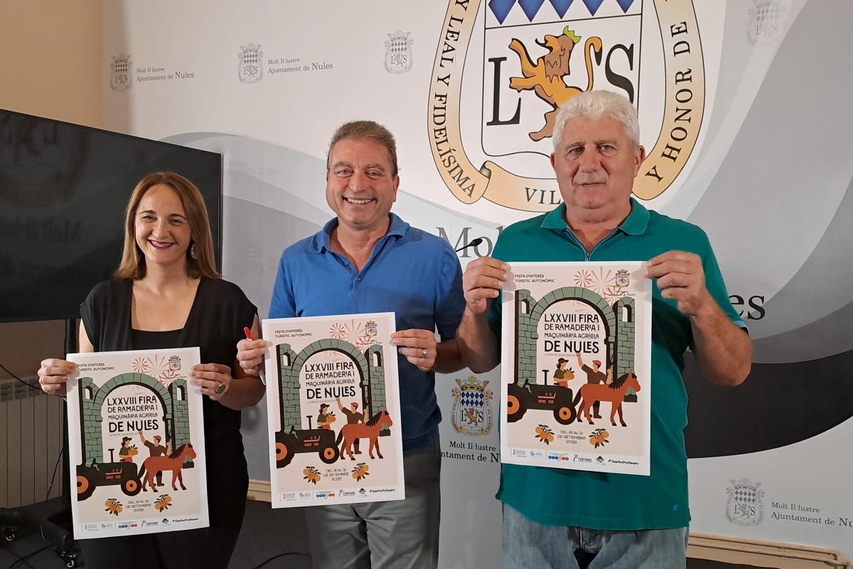 Nules presenta la seua 78.ª Fira de Ramaderia i Maquinària Agrícola amb una ampla programació
