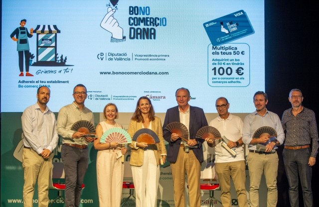 Llegan los bonos comercio Dana de la Diputació: 10 millones de euros para compras en 26 municipios afectados