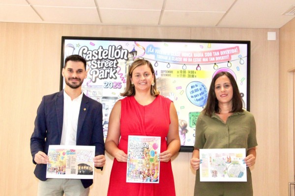 Tren turístico por el centro y hasta 11 ubicaciones: Castelló presenta una nueva edición del Street Park
