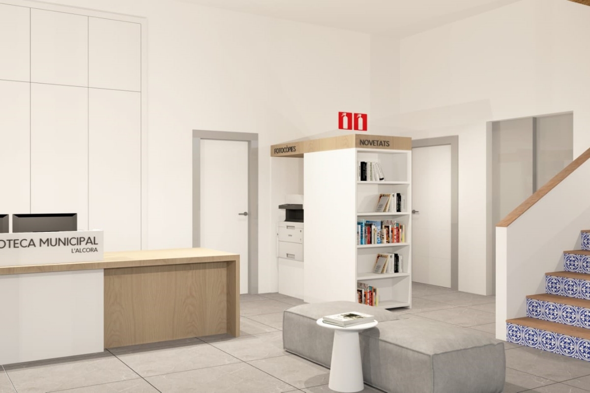 L'Alcora adjudica por 76.300 euros a Kontor Stil el mobiliario de la nueva biblioteca municipal