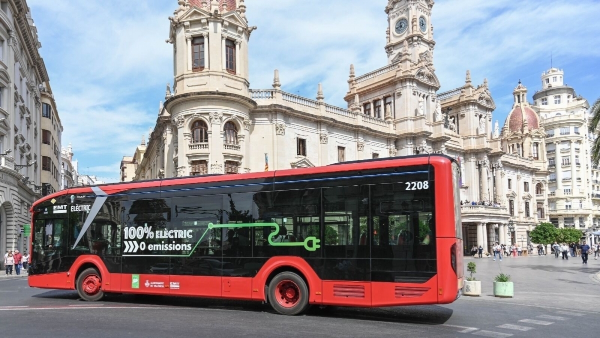 El transporte urbano por autobús aumenta un 7,9% en julio en la Comunitat Valenciana