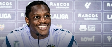 Etta Eyong y el reto de seguir los pasos de Koné, Caicedo o Martins