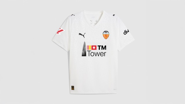 TM Tower será protagonista en el frontal de la camiseta del Valencia CF ante el FC Barcelona y Athletic Club
