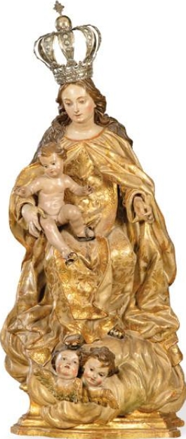 Virgen con Niño atribuida a Salzillo - Virgen con Niño atribuida a Salzillo